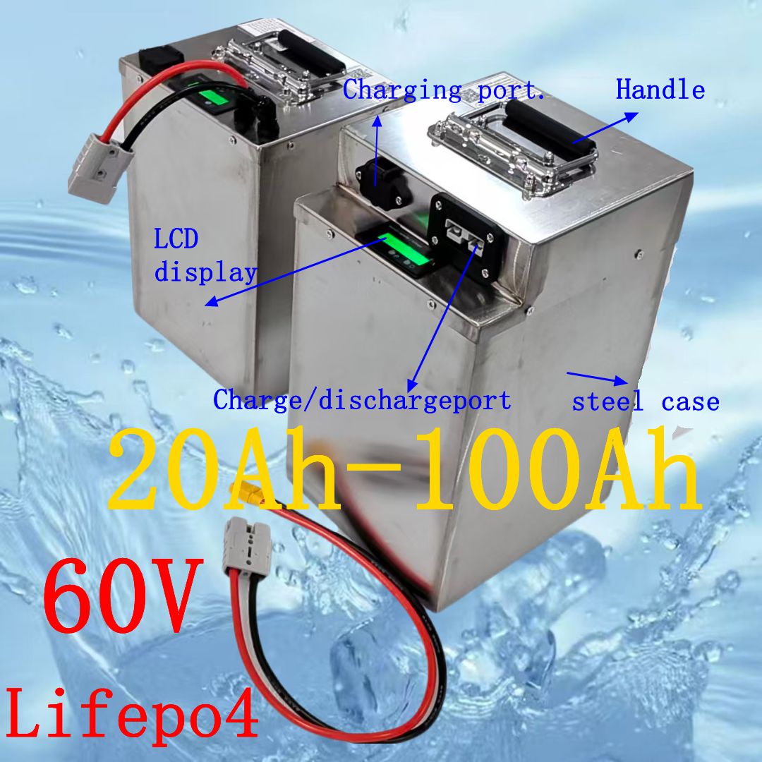 72V 40Ah Lifepo4 Battery Pack - بطارية ليثيوم حديد فوسفات LIFEPO4 60