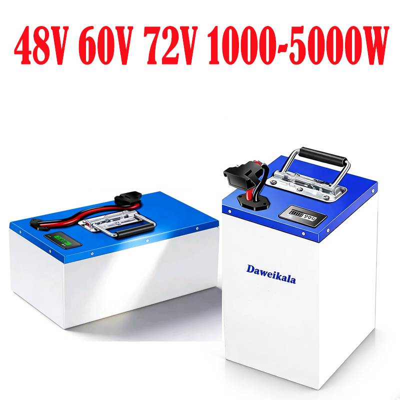 بطارية ليثيوم 72 فولت 60 فولت  - مراجعة 60V 50Ah Electric Scooter Battery وسعره
