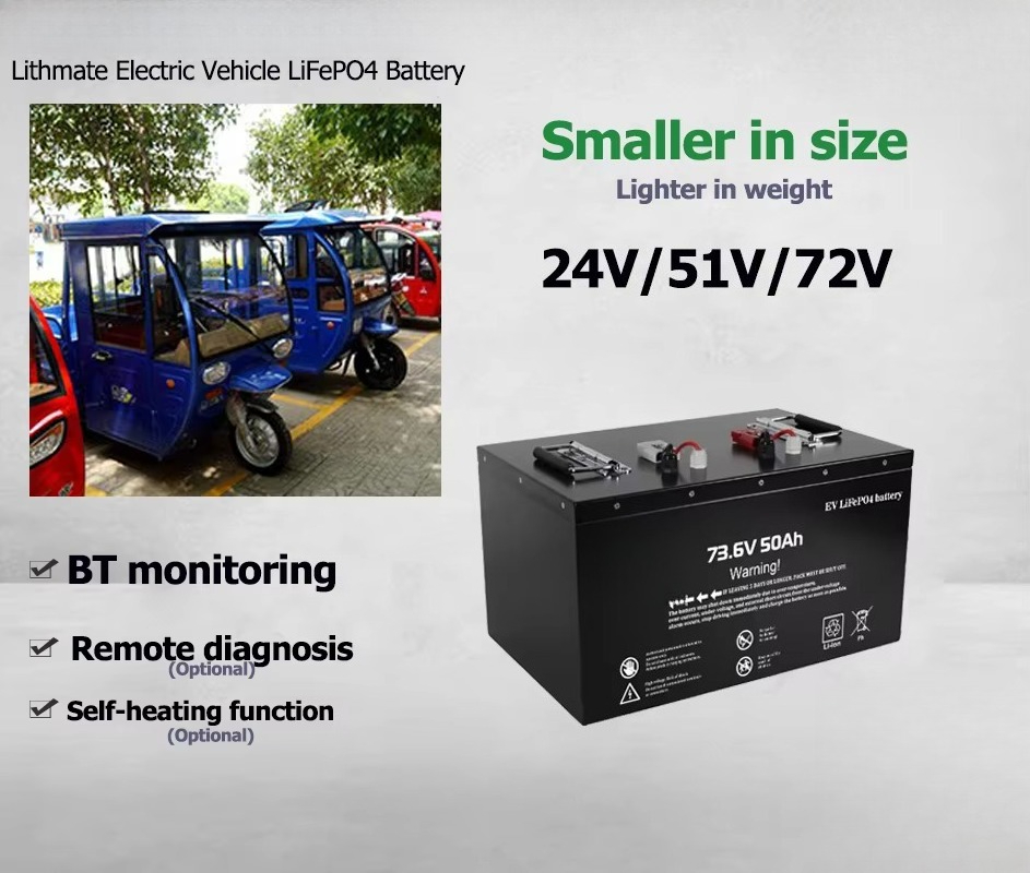 بطارية ليثيوم 48 فولت، حزمة بط - مراجعة 72V 40Ah Lifepo4 Battery Pack وسعره