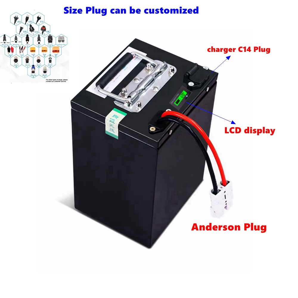 بطارية ليثيوم أيون 72 فولت 20  - مراجعة 72V 40Ah Lifepo4 Battery Pack وسعره